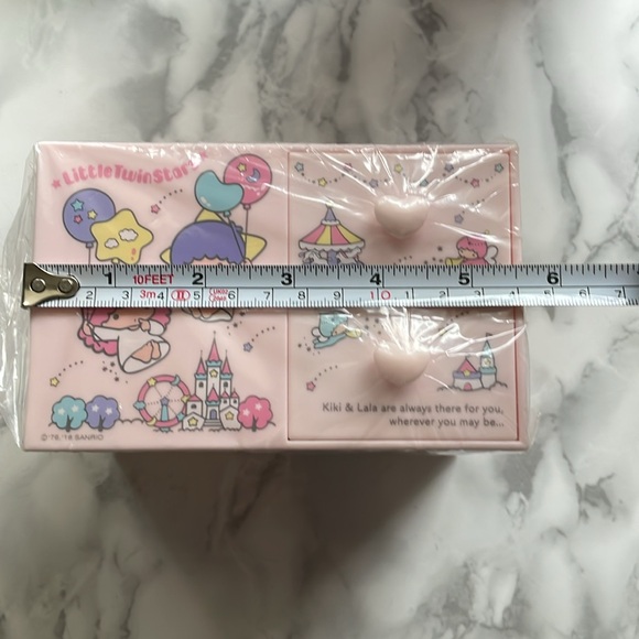 Sanrio NIB Kiki and Lala LITTLE TWIN STARS desk organizer box - Picture 10 of 14